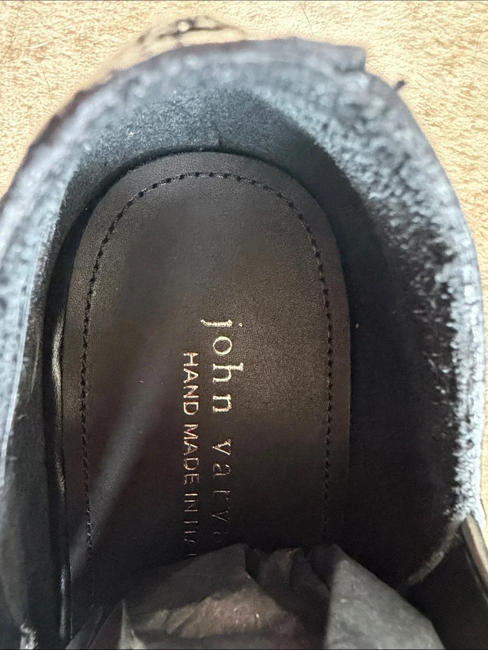 John Varvatos Men's Black Leather Strapped Fisherman Sandals